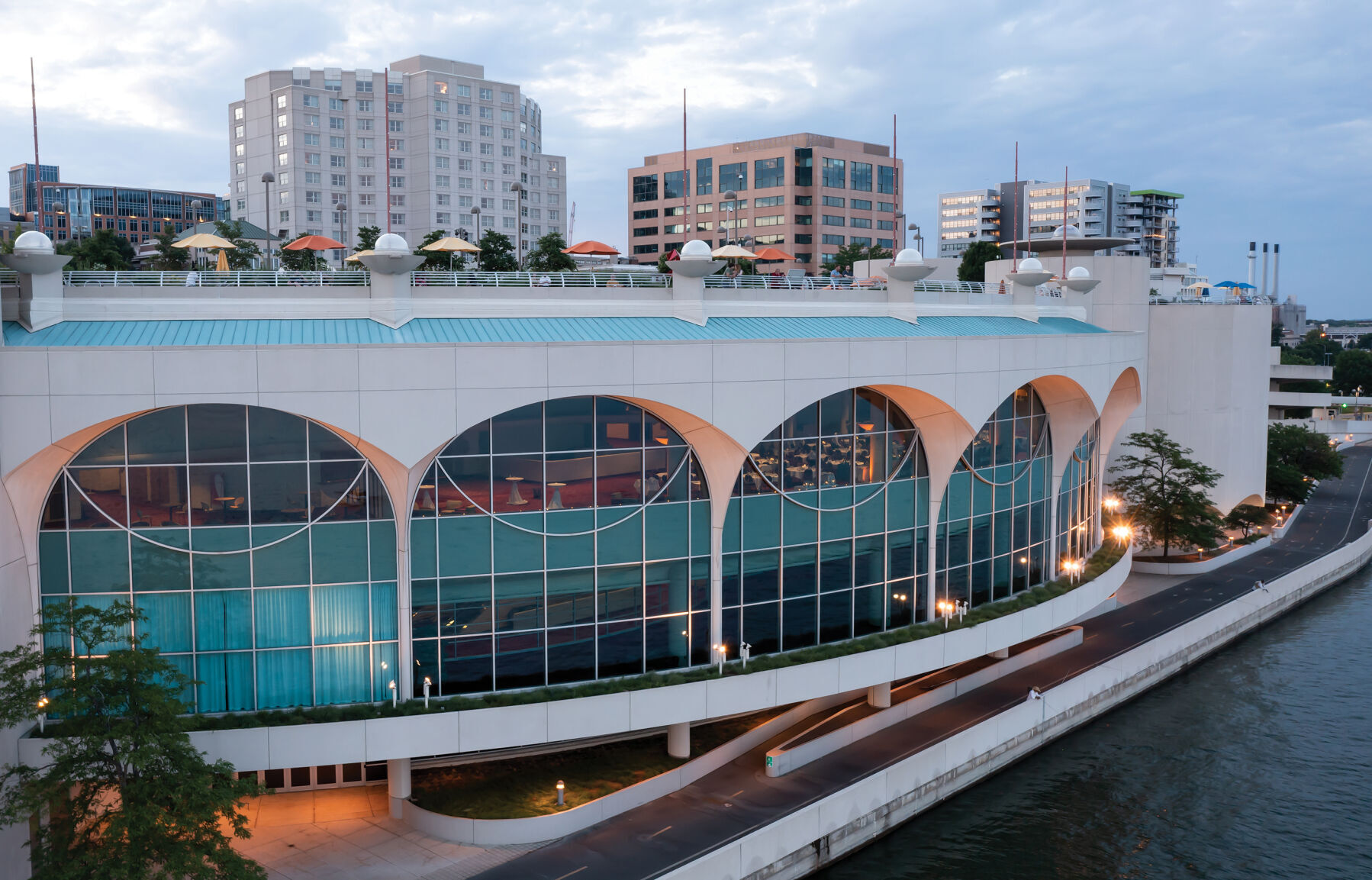 Monona Terrace - aerial